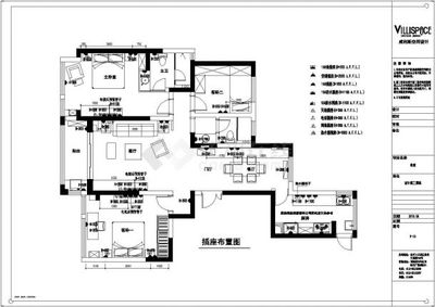 某现代标准型世贸建筑装修样式详细设计施工CAD图纸