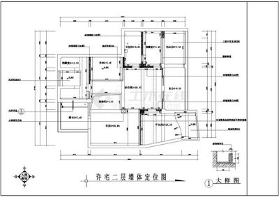 商品房建筑装修设计CAD施工图