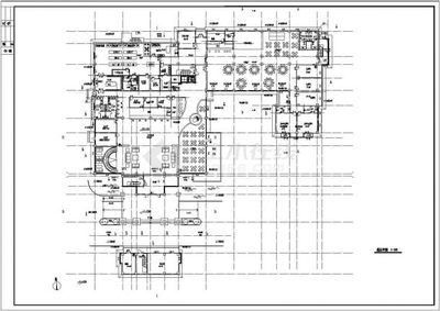 【设计施工图】某度假村建筑平面装修设计施工图(共7张)_土木在线